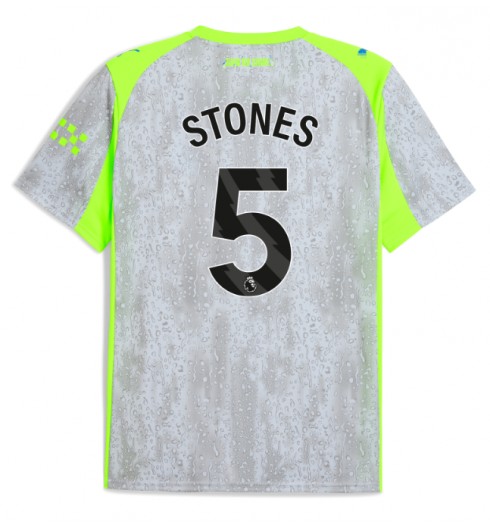 Manchester City John Stones #5 Alternativní Dres 2025-26 Krátký Rukáv Manchester City John Stones #5 Alternativní Dres 2025-26 Krátký Rukáv